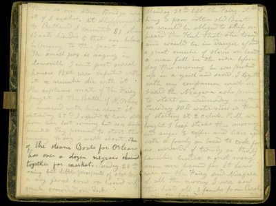 Páginas del diario de John Montgomery Roberts, uno de los primeros colonos en Morton, Illinois, 1830-86 de John Montgomery Roberts